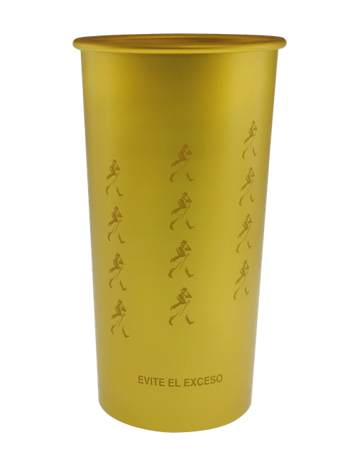 Vaso Metálico Amarillo - Cambio de Color Johnnie Walker