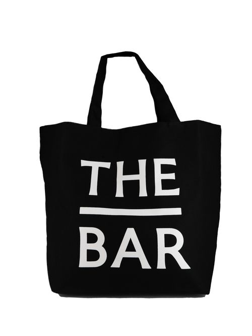 Tote Bag Negra The Bar
