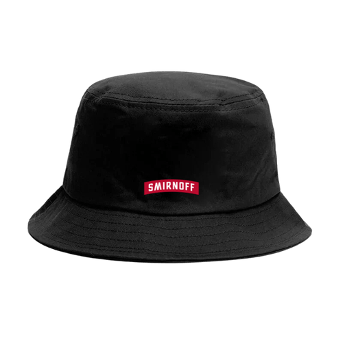 Bucket Hat Negro Smirnoff