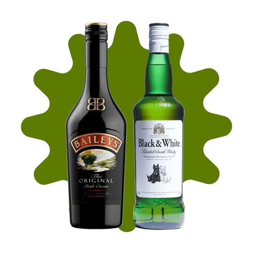 Combo: Baileys Original y Black and white