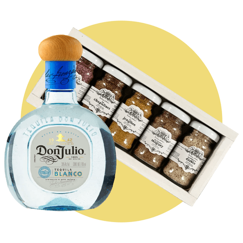 Combo: Tequila Don Julio Blanco + 5 sales gourmet