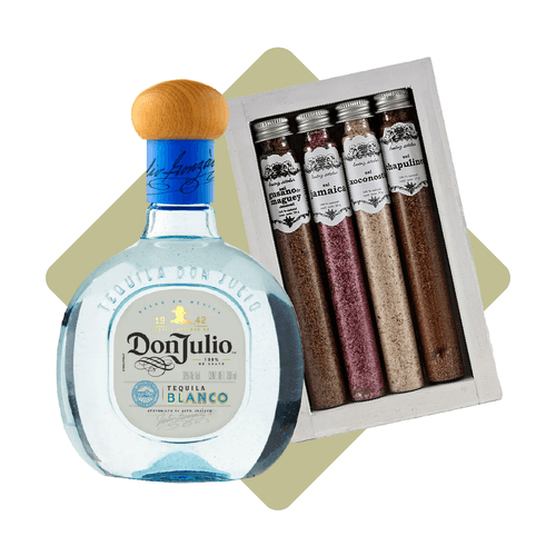 Combo: Tequila Don Julio Blanco + 4 sales gourmet