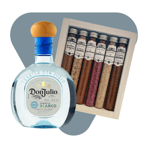 Combo: Tequila Don Julio Blanco + 6 sales gourmet