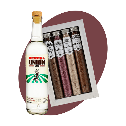 Combo: Mezcal Unión Joven + 4 sales gourmet