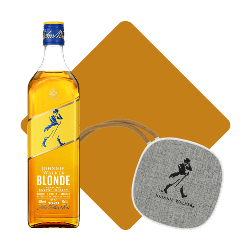 Combo: Whisky Johnnie Walker Blonde 700ml + Bocina Johnnie Walker