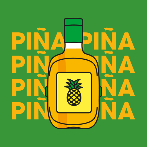 Pin metálico Buchanan´s Piña