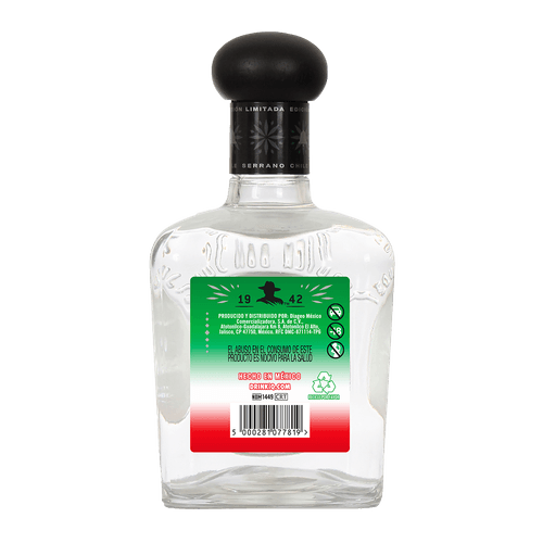 Tequila Don Julio Chile Serrano 700 ml. Autenticamente Mexicano