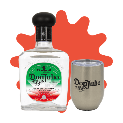 Combo: Tequila Don Julio Chile Serrano Edición Limitada 700 ml. + Termo pequeño