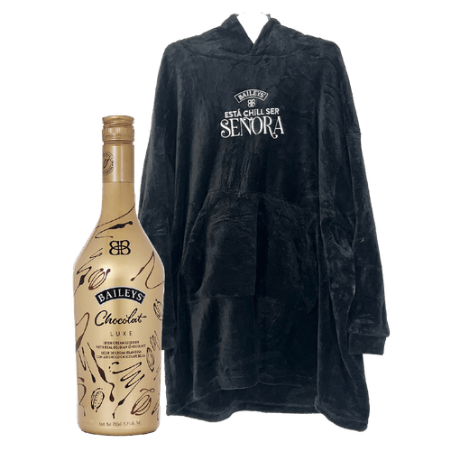 Combo Señoras: Crema de Whisky Baileys Chocolat Luxe 700 ml + Sudadera Cobija Baileys