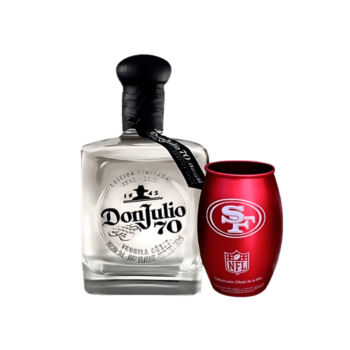Combo: Don Julio 70 700 ml + Vaso Edición Limitada NFL