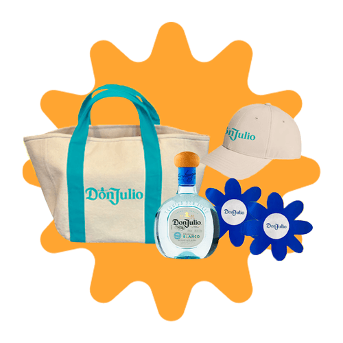 Combo: Tequila Don Julio Blanco 700ml + Kit margaritas