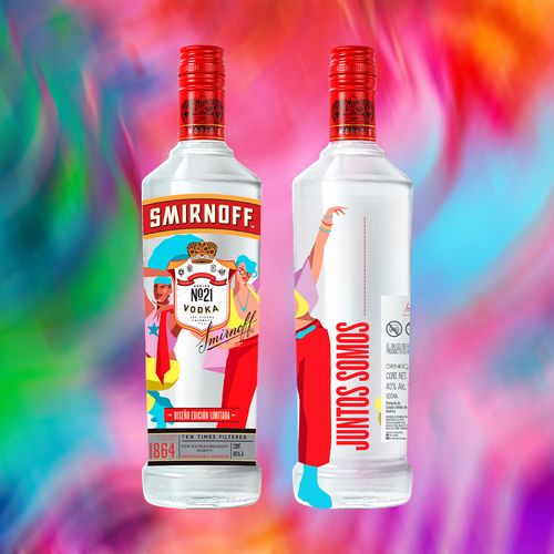 Vodka Smirnoff No.21 1L Pride Edition - Sin límites