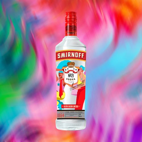 Vodka Smirnoff No.21 1L Pride Edition - Sin límites