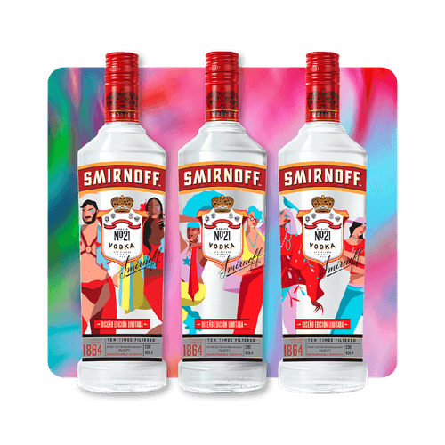 Combo: Smirnoff No.21 1L - Edición Especial Pride